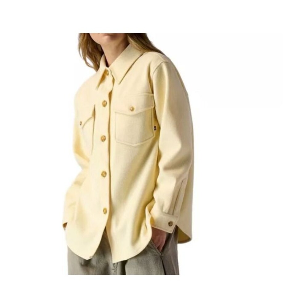 Backcountry Women's Backcountry Shirt Jacket Shacket Sand Yellow Medium NWT